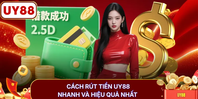 Cách rút tiền UY88 nhanh và hiệu quả nhất