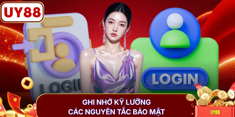 Ghi nhớ kỹ lưỡng các nguyên tắc bảo mật